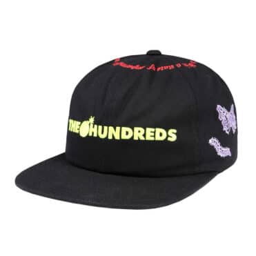 The Hundreds Impermanence Snapback Hat Black