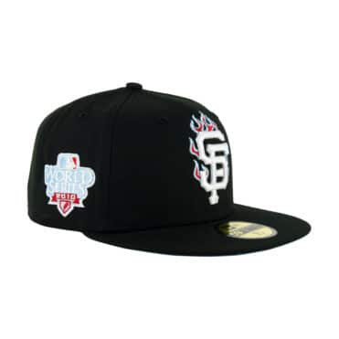 New Era 59Fifty San Francisco Giants Team Fire Fitted Hat Black