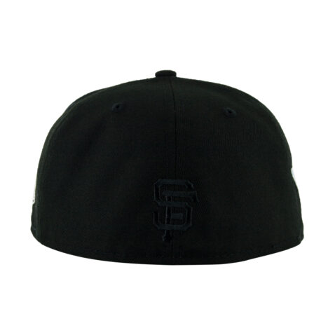 New Era 59Fifty San Francisco Giants Team Fire Fitted Hat Black Front Left
