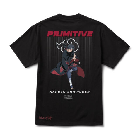 Primitive x Naruto Itachi Uchiha T-Shirt Black
