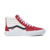 Vans Sport Leather Skate Sk8-Hi Chili Pepper White 3