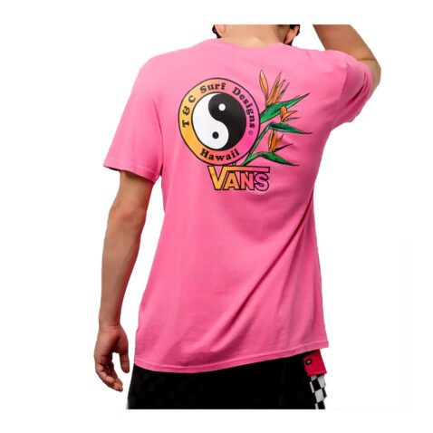 Vans x T&C Vintage Short Sleeve Tshirt Azalea Pink Back two