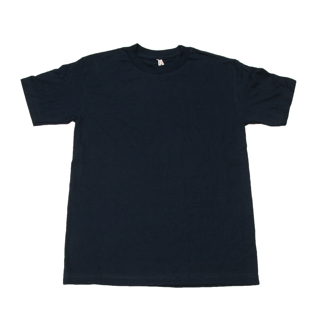 Plain Short Sleeve T-Shirt Navy Blue - Billion Creation