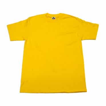 AAA Plain T-Shirt Yellow