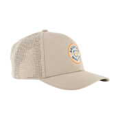 Brixton Crest X MP Snapback Hat Safari Front Left