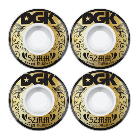 DGK Calaveras Wheels White 52mm