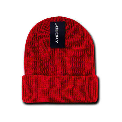 Decky Cuff Benie GI Watch Cap Red