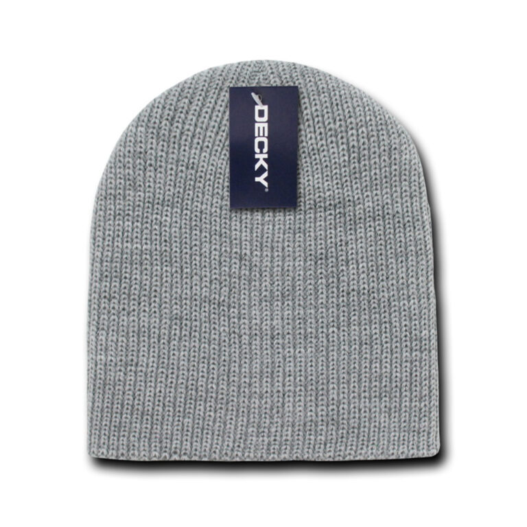 Decky Cuffless Beanie Heather Grey