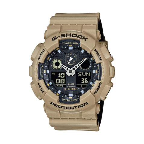 GSHOCK Casio GA 100L 8ACR Military Series Watch Tan