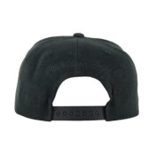 Mitchell Ness Chicago Bulls Pink Moon Snapback Hat Black Rear