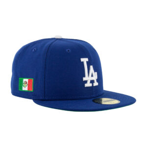 New Era 59Fifty Los Angeles Dodgers Mexico Royal Blue White Fitted Hat