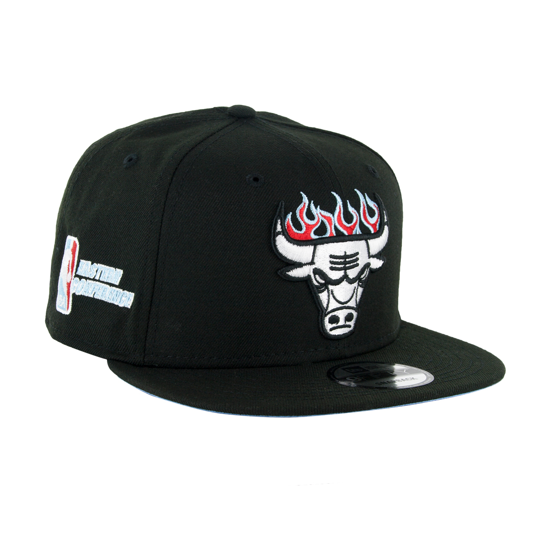 New Era 9Fifty Chicago Bulls Team Fire Snapback Hat Black New Era 9Fifty Chicago Bulls Team Fire Snapback Hat Black 3