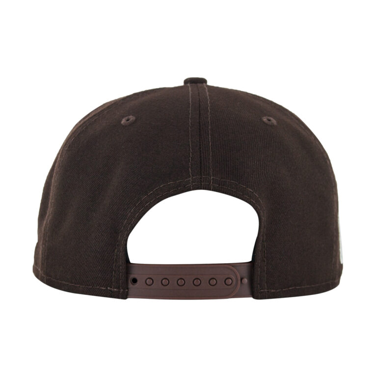 New Era 9Fifty San Diego Padres Mexico Burnt Wood Brown Gold Adjustable Snapback Hat Rear New Era 9Fifty San Diego Padres Mexico Burnt Wood Brown Gold Adjustable Snapback Hat Rear