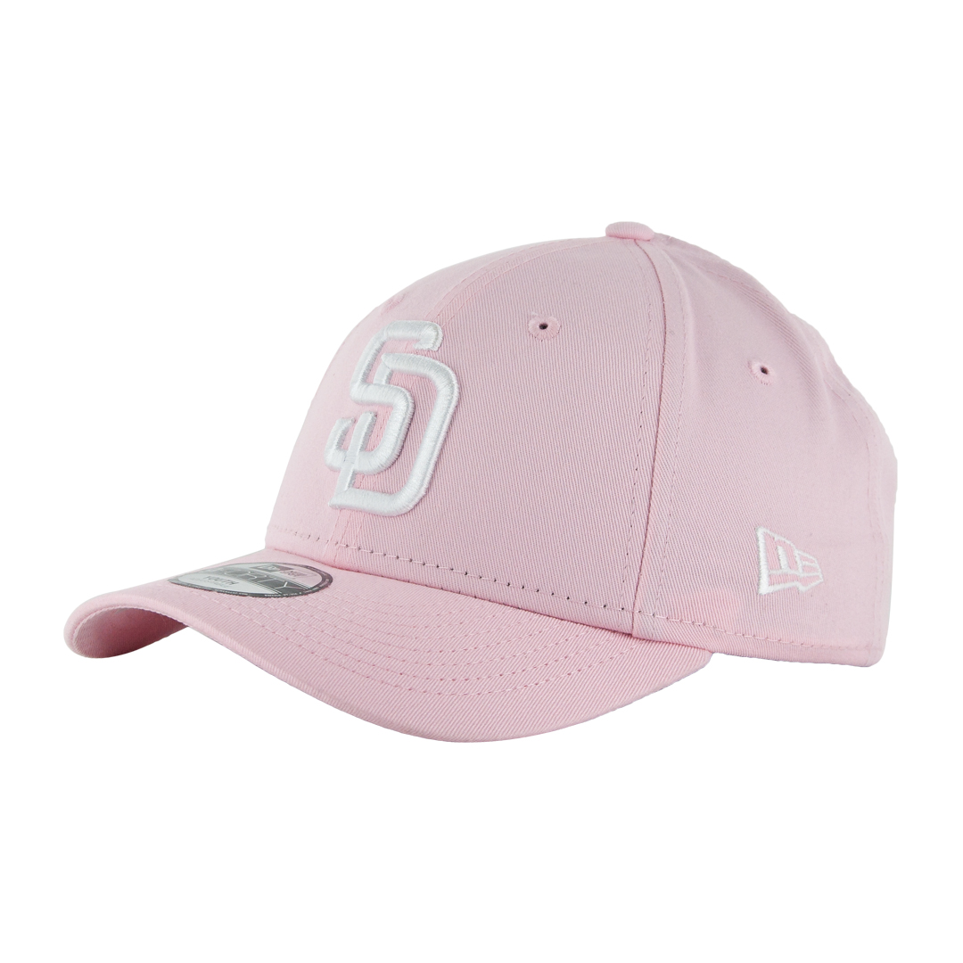 New Era 9Forty San Diego Padres Youth Hat Pink White - Billion Creation