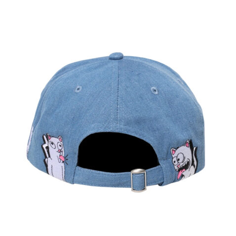 Ripndip Frustration Denim Hat Medium Wash Rear