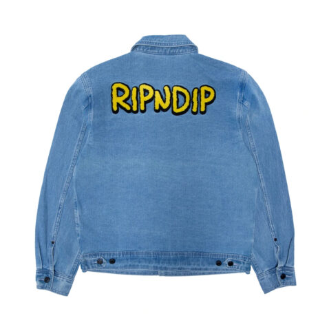 Ripndip Frustration Denim Jacket Medium Wash Rear