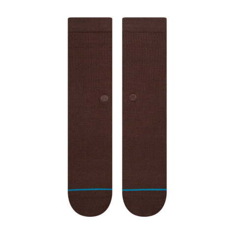 Stance Icon Crew Sock Brown 2