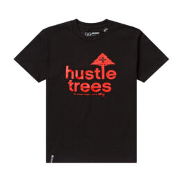LRG Hustle Trees Short Sleeve T-Shirt Black Red
