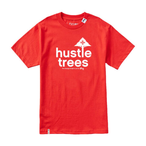 LRG Hustle Trees Short Sleeve T-Shirt Red White LRG Hustle Trees Short Sleeve T-Shirt Red White