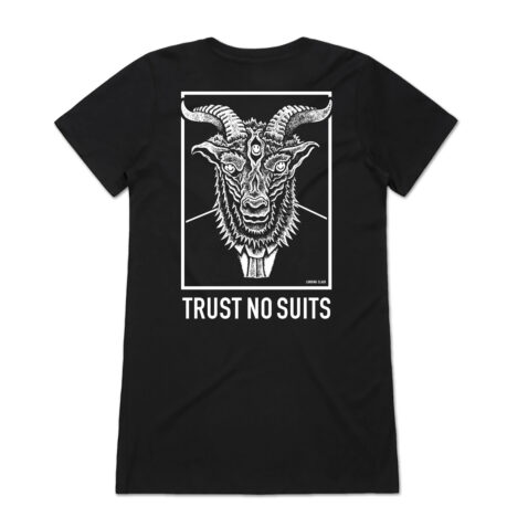 Lurking Class Trust No Suits T-Shirt Black Back