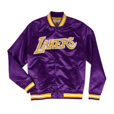 Mitchell & Ness Lightweight Los Angeles Lakers Jacket Purple