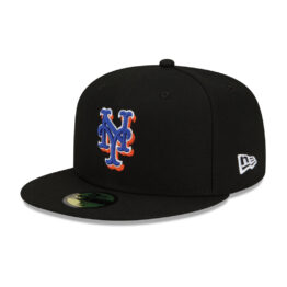New Era 59Fifty New York Mets Alternate 2 Fitted Hat Black 1