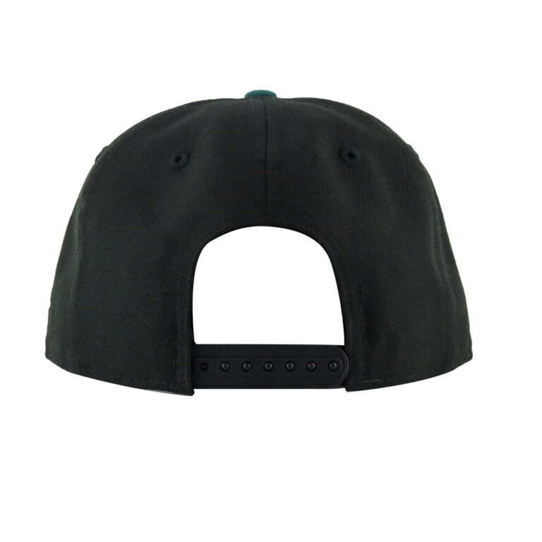 New Era 9Fifty 2 Two Tone Philadelphia Eagles Snapback Hat Black Midnight Green 4 New Era 9Fifty 2 Two Tone Philadelphia Eagles Snapback Hat Black Midnight Green 4