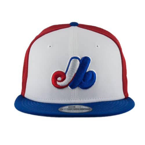 New Era 9Fifty Montreal Expos MLB Basic Snapback Cooperstown Red White Royal Blue 1