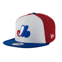 New Era 9Fifty Montreal Expos MLB Basic Snapback Cooperstown Red White Royal Blue 2
