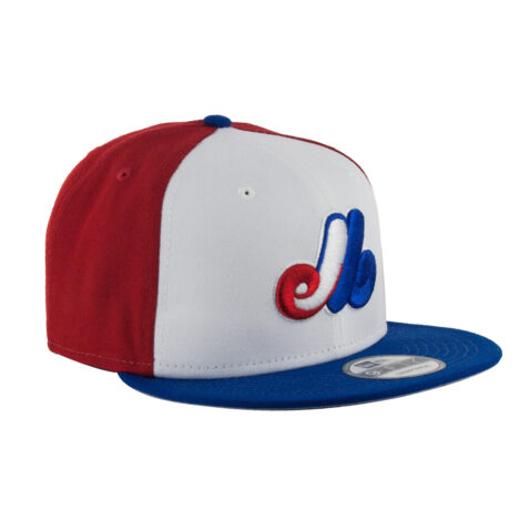 New Era 9Fifty Montreal Expos MLB Basic Snapback Cooperstown Red White Royal Blue 3