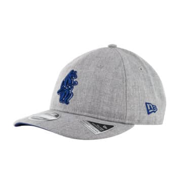 New Era 9Forty Heathered Team Retro Chicago Cubs 1914 Cooperstown Heather Grey