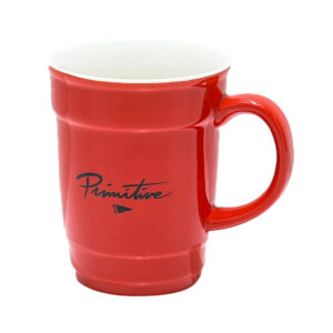 Primitive Red Cup Coffee Mug Red