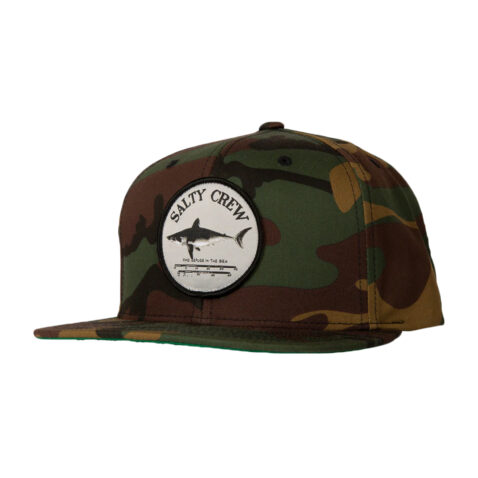 Salty Crew Bruce 6 Panel Snapback Camo