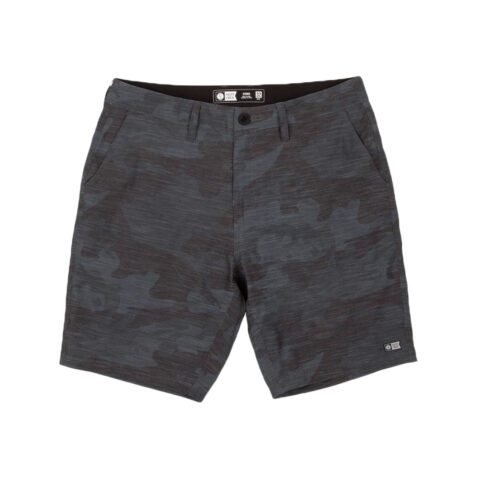 Salty Drifter 2 Hybrid Short Black Camo Front
