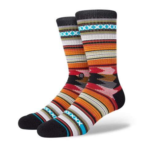 Stance Baron Sock Black Left Front