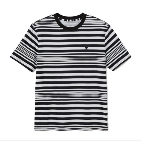 Brixton Hilt Short Sleeve Knit Black White