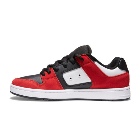 DC Shoes Manteca 4 Skate Red Black White Left