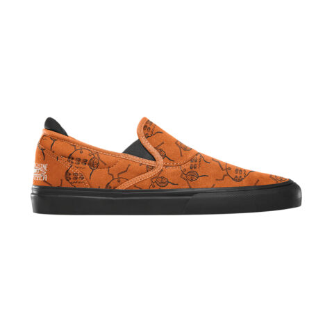 Emerica Wino G6 Slip-On x Toy Machine Burnt Orange