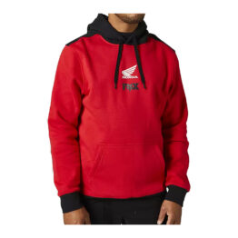 FOX Honda Wing Pullover Hooded Sweatshirt Flame Red
