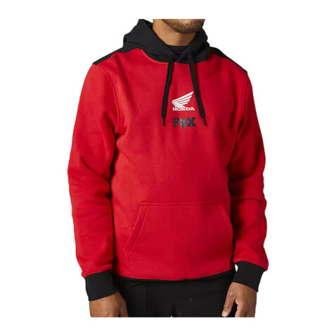 FOX Honda Wing Pullover Flame Red Front