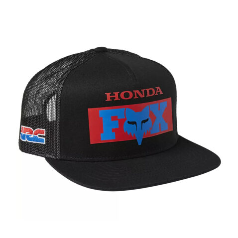 Fox Honda Snapback Hat Black Right Front