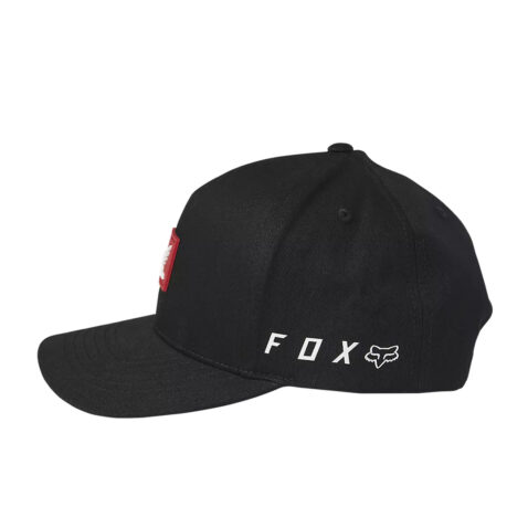 Fox Honda Wing Flexfit Hat Black Left