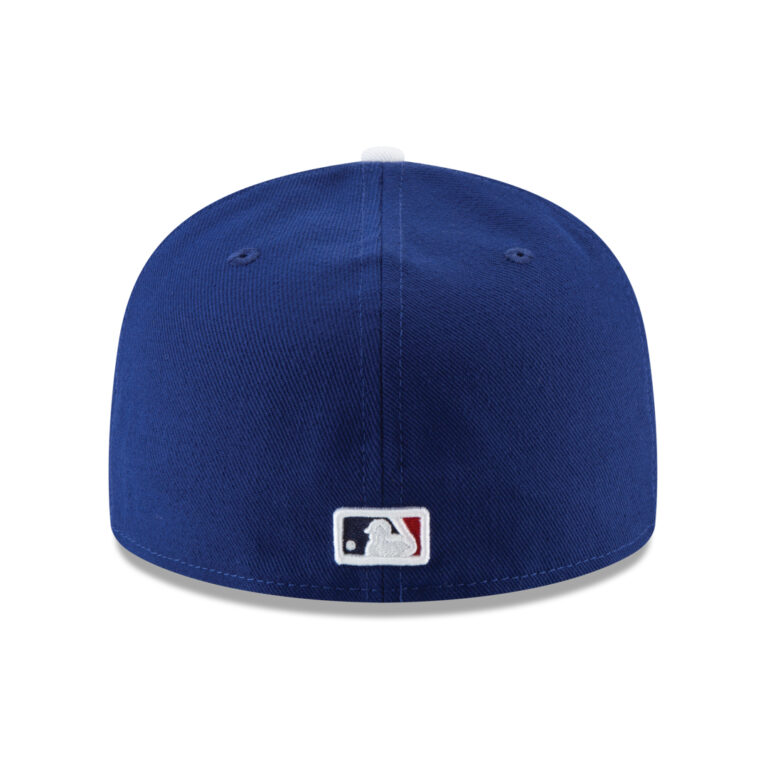 New Era 59Fifty Los Angeles Dodgers Jackie Robinson 42 Side Patch Fitted Hat Dark Royal Blue White Rear New Era 59Fifty Los Angeles Dodgers Jackie Robinson 42 Side Patch Fitted Hat Dark Royal Blue White Rear