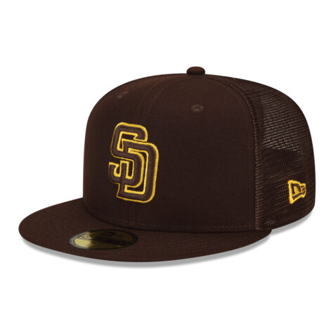 New Era 59Fifty San Diego Padres Spring Training 2022 On Field Fitted Hat Burnt Wood Brown New Era 59Fifty San Deigo Padres ST 2022 Fitted Hat Burnt Wood Brown 1