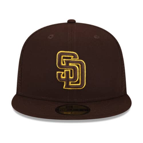 New Era 59Fifty San Deigo Padres ST 2022 Fitted Hat Burnt Wood Brown 3