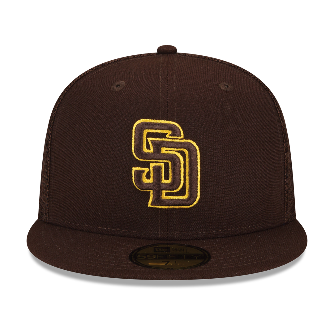 New Era 59Fifty San Diego Padres Spring Training 2022 On Field Fitted Hat Burnt Wood Brown New Era 59Fifty San Deigo Padres ST 2022 Fitted Hat Burnt Wood Brown 3