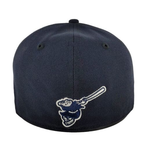 New Era 59Fifty San Diego Padres Friar Elemental Dark Navy White Fitted Hat Back