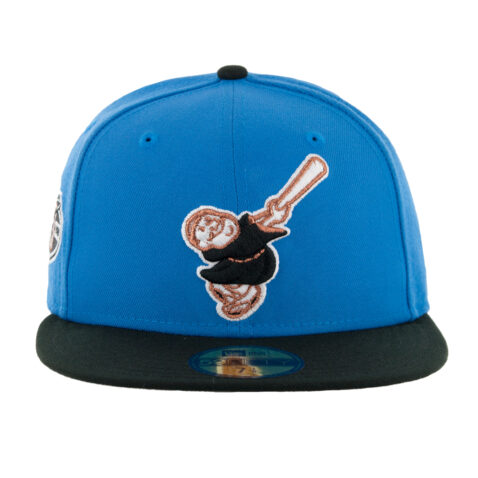New Era 59Fifty San Diego Padres Rainstorm Fitted Hat Rainstorm Blue Front