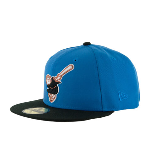 New Era 59Fifty San Diego Padres Rainstorm Fitted Hat Rainstorm Blue Left Front