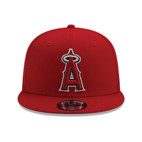 New Era 9Fifty CL Los Angeles Angels Snapback Hat On Field Team Color Front